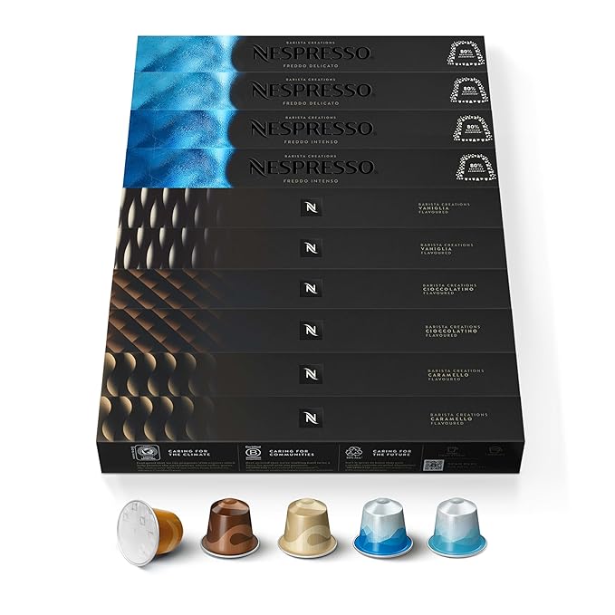 Nespresso Capsules Original Line Barista Variety Pack 100-Count Espresso Coffee Pods