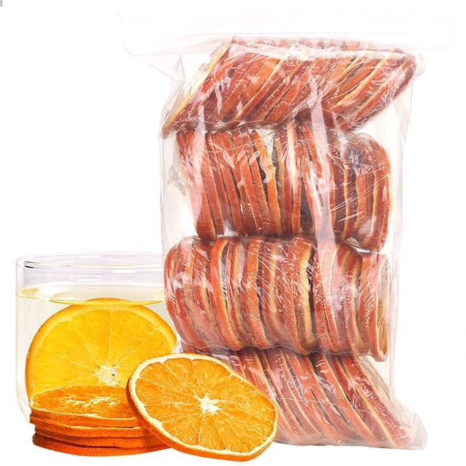 JTEDZI Dried Orange Slices 1.1lb/500g Dehydrated Orange Slices Dried Oranges for Cocktails Crafts and Potpourri