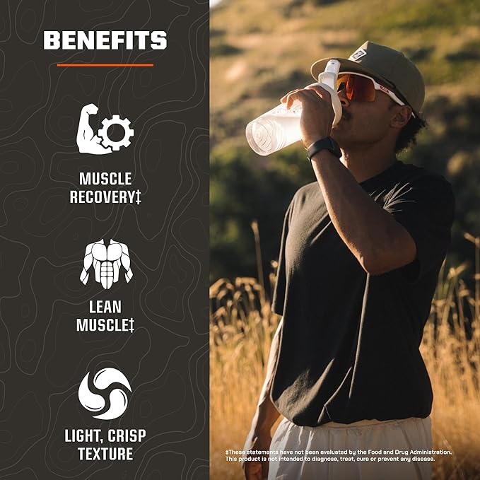 MTN OPS Magnum Clear Protein Powder – 23g 100% Whey Protein Isolate per Serving Low Carb (&lt1g) Quick-Digesting Gluten-Free Low Lactose Refreshing Blue Raspberry Coconut 20 Servings