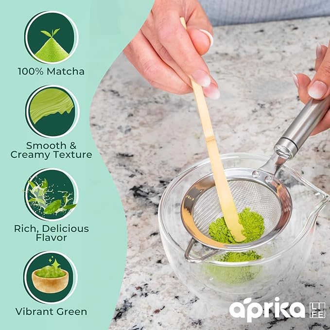 Authentic Japanese Ceremonial Grade Matcha Powder First Harvest Organic Ceremonial Matcha Green Tea Powder – 1.1lb oz/ 500g – No Sugar Added Matcha Ceremonial - by AprikaLife