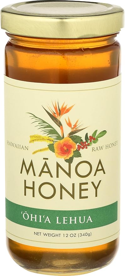 Manoa Honey Company Honey Ohia Lehua 12 Ounce