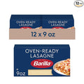 Barilla Oven-Ready Lasagne 9 oz. Box (Pack of 12) - Pasta Made with Durum Wheat Semolina - Kosher Certified