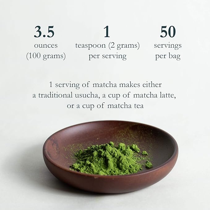 Naoki Matcha Superior Ceremonial Blend – Authentic Japanese First Harvest Ceremonial Grade Matcha Green Tea Powder from Uji Kyoto (100g / 3.5oz)