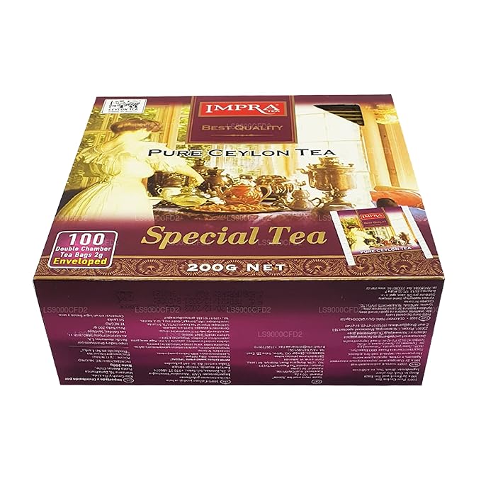 Impra Pure Ceylon Tea Special Tea Double Chamber100 bags 200 G