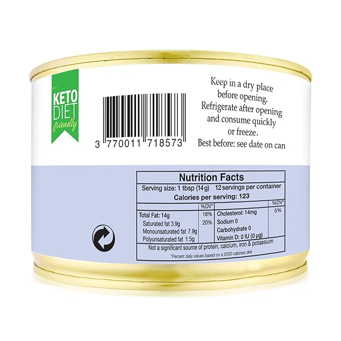 Straight from France Genuinely French All Natural Pure Goose Fat for Cooking from Southwest France Keto and Paleo Diet Friendly Can 170g 6 Oz (Pack of 3)