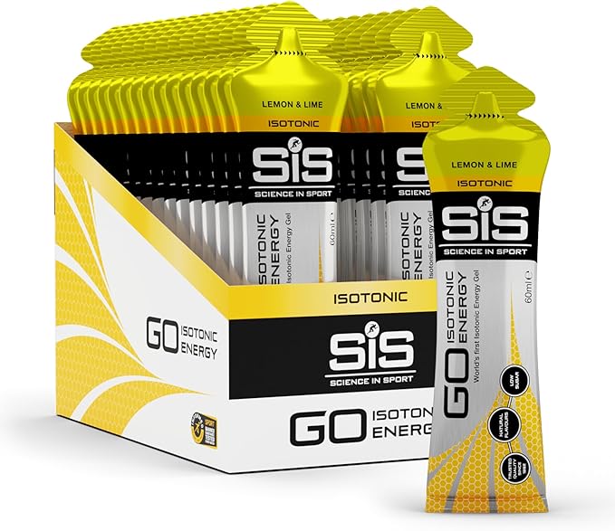 Science in Sport Go Isotonic Energy Gel Lemon and Lime 60 ml Pack of 30