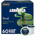 Lavazza Decaf Single-Serve Keurig K-Cup Pods Medium Roast Coffee 60-Count Box (6 Packs of 10)