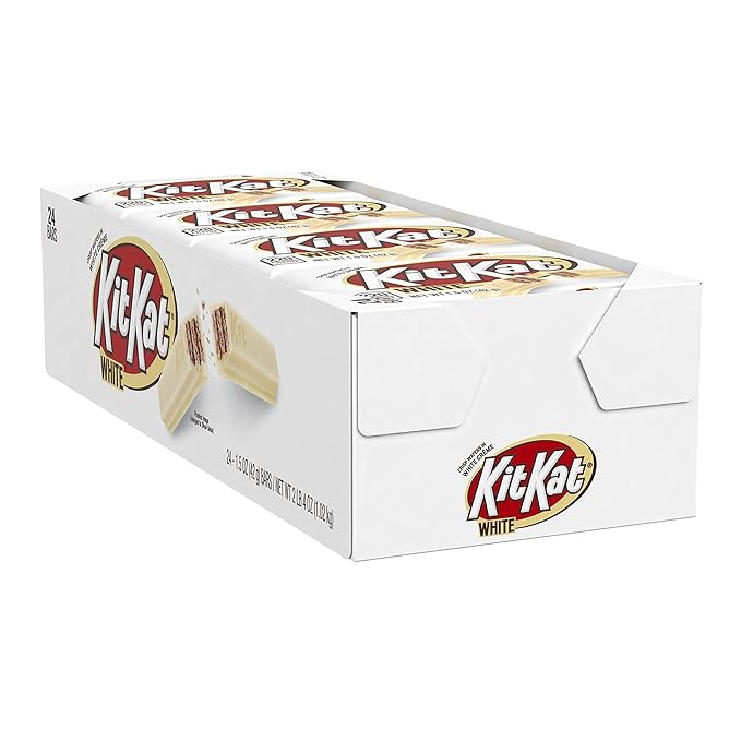 KIT KAT White Creme Wafer Candy Bars 1.5 oz (24 Count)