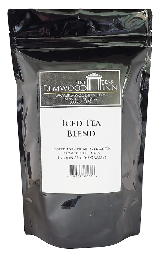 Elmwood Inn Fine Teas Iced Tea Nilgiri Blend 16-Ounce Pouches