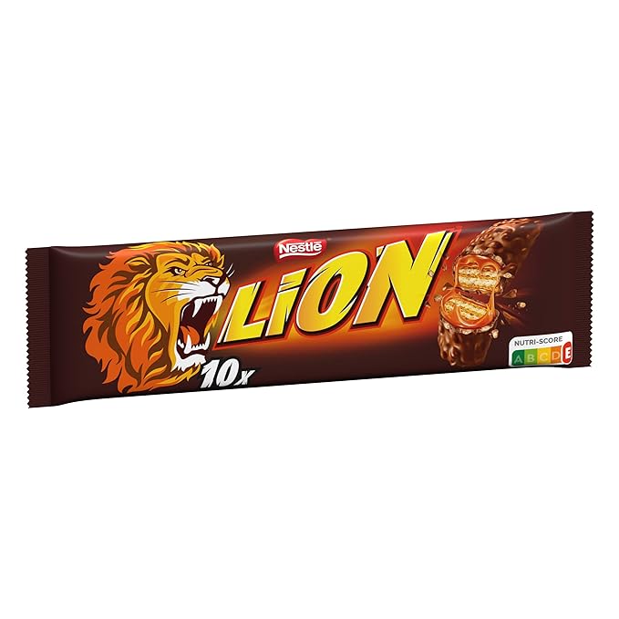 Nestle Lion Chocolate Bars 10 Pack 42g Each