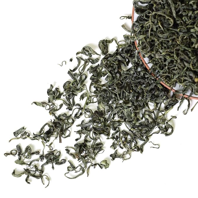 GOARTEA - Chinese Yunwu Green Tea - 250g / 8.8oz Premium Grade - Spring Yun Wu Green Tea Loose Leaf - Cloud and Mist High Mountain