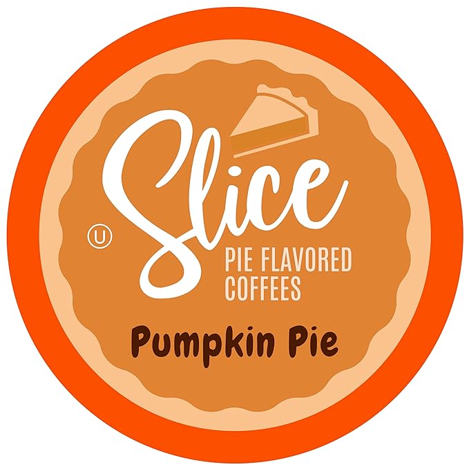 Slice Coffee Flavored Coffee Pumpkin Pie Compatible with K Cup Brewers Including 2.0 40 Count