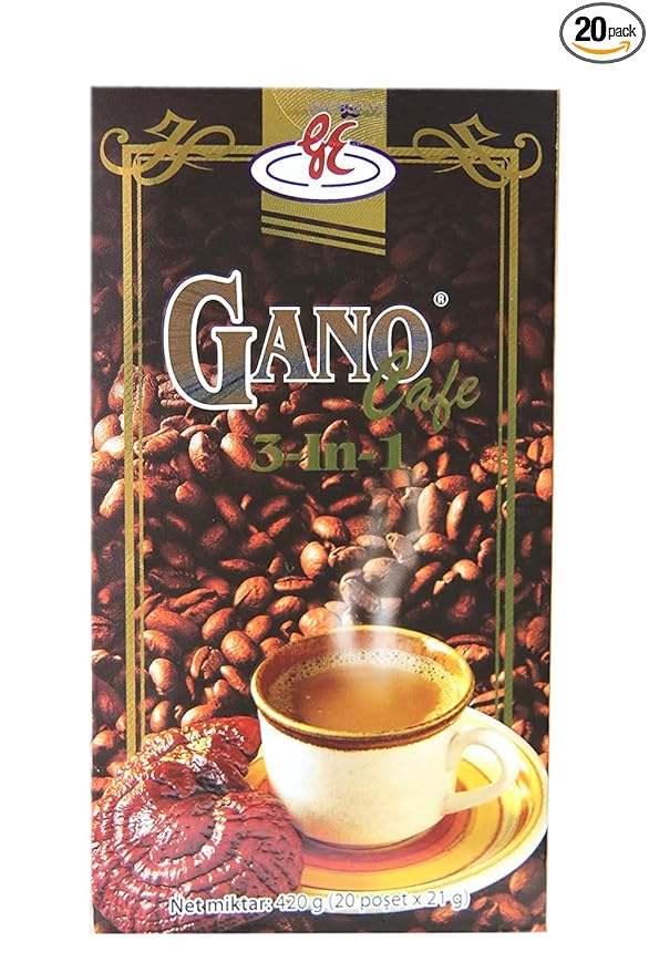 Ganocafe 3in1 dark roast Whole Bean Coffee (3 Boxes 60 Sac)