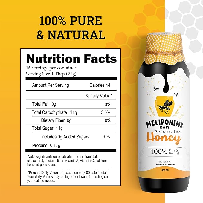 Meliponini Honey 500 ML and TraBoost Stingless Bee Honey Gold 250 ML