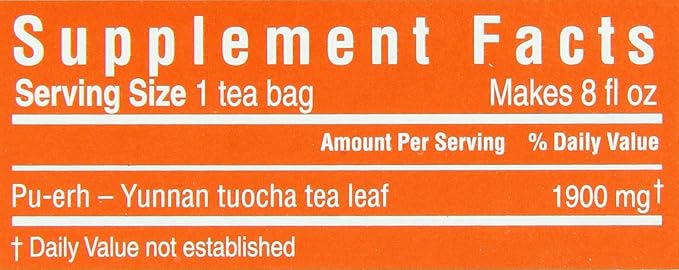 Triple Leaf Tea Cholesterid 20 Tea Bags (Pack of 6)