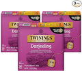 Twinings Darjeeling Tea - A Delicate Dry Black Tea Sophisticated Coffee Alternative with Less Caffeine Individually Wrapped Tea Bags 50 Count (Pack of 3)