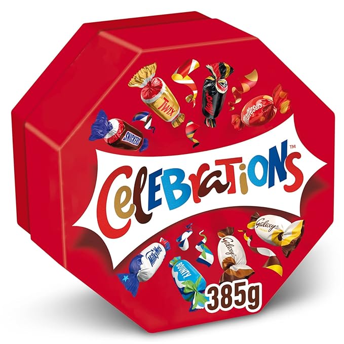 Mars Bonbons assortis Célébrations en boîte octogonale - 385 g