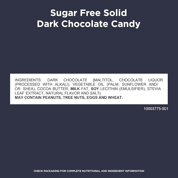 RUSSELL STOVER Sugar Free Dark Chocolate Medallions Candy 2 oz. bag (Pack of 10)
