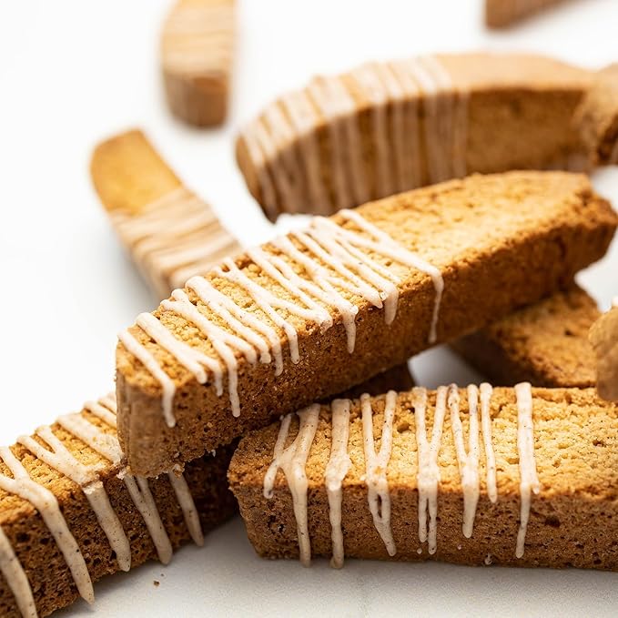 CrumbleCrate Chai Latte Biscotti DIY Baking Kit | Gourmet Biscotti Making Set for Adults | Pre-Measured Ingredients | Coffee Lover Gift