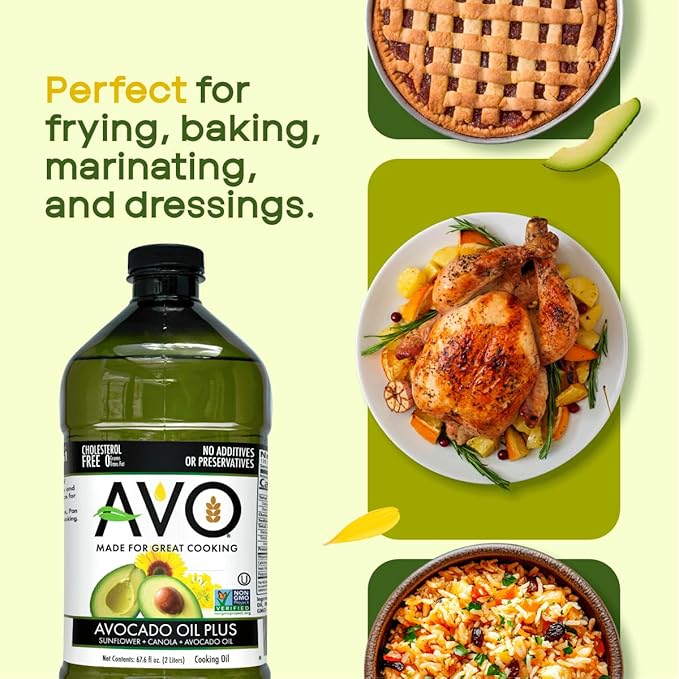 Avocado Oil Blend Non-GMO No Preservatives 67.6 Fluid Ounces