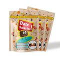 Date Smarter Chocolate Covered Date Caramels - Naturally Sweetened with Real Dates - Vegan Gluten-Free Dairy-Free Refined Sugar-Free Plant-Based Snack Bites - Great Anytime Snack - 2.8 oz 3 Pack