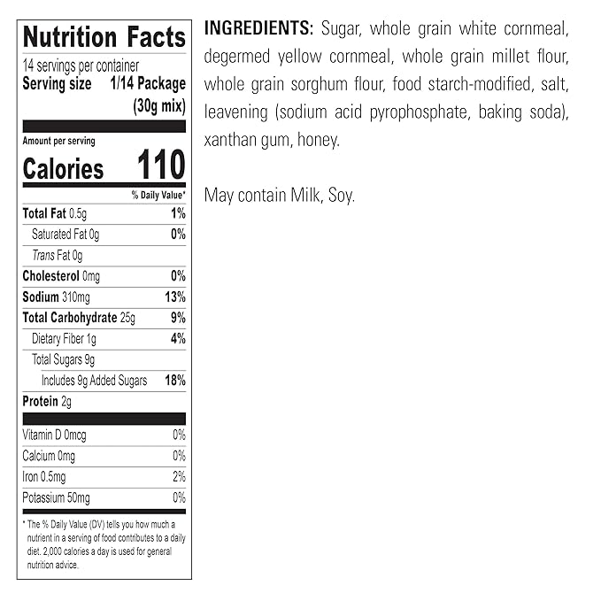 Krusteaz Gluten Free Baking Mix Variety Pack 1 Cinnamon Swirl Cake Mix 1 Double Chocolate Brownie Mix 1 Wild Blueberry Muffin Mix 1 Honey Cornbread Mix (4 CT)
