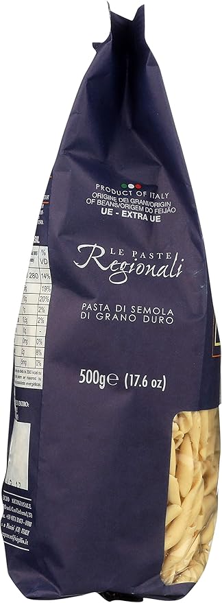 Camp'Oro Le Regionali Italian Pasta Strozzapreti 17.6 oz (Pack of 4) 4 lb