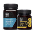 100% Pure New Zealand Manuka Honey UMF 20+ (8.8 oz) and MGO 50+ (17.6 oz) Bundle