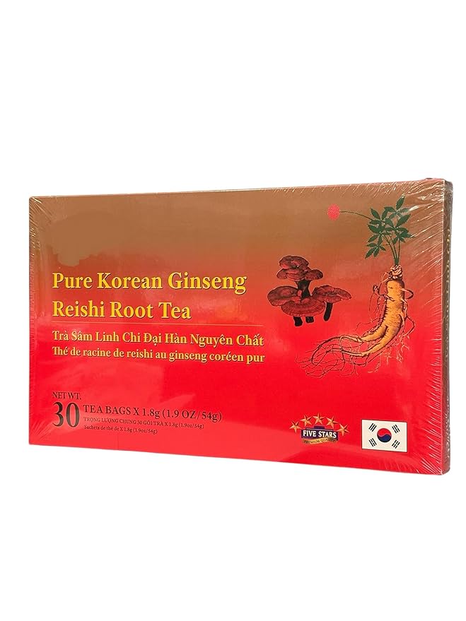 Tea Products (2 PACKS KOREAN GINSENG REISHI ROOT TEA)