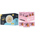 Hethstia Bundle – Konjac Shirataki Rice &amp High Protein Ramen Spicy Kimchi Flavor 10 Konjac Rice Packs + 6 Kimchi Ramen Bags Vegan 32g Plant Protein Low Fat Non-GMO Hearty Healthy Meal Set