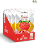 READYWISE - Simple Kitchen Freeze-Dried Strawberries &amp Bananas 24 Servings 6 Pack Vegetarian Gluten Free Snacks Strawberries Banana Dried Fruit Pre Workout Healthy Snacks Survival Food