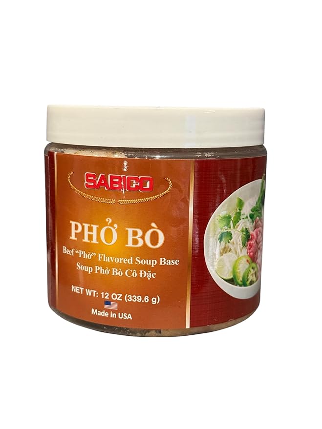 2 Packs - Beef Pho Soup Base - Cot Pho Bo - 10 Oz per Jar with 2 Jars per Order - Product of USA