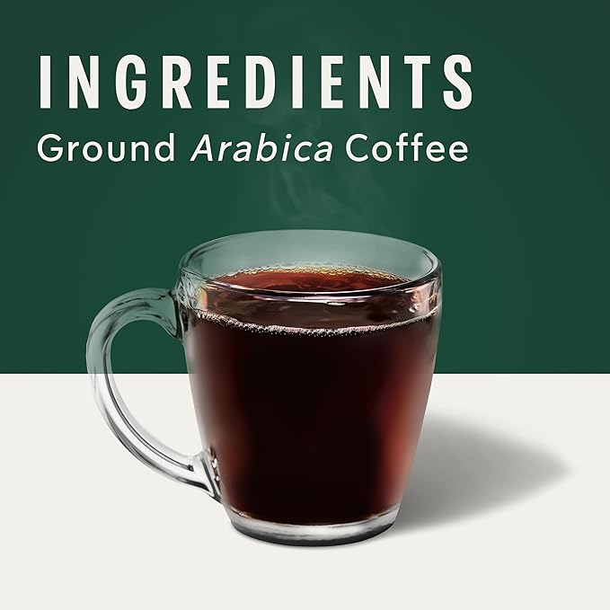 Starbucks K-Cup Coffee Pods Dark Roast Coffee Espresso Roast for Keurig Coffee Makers 100% Arabica 6 Boxes (60 Pods Total)
