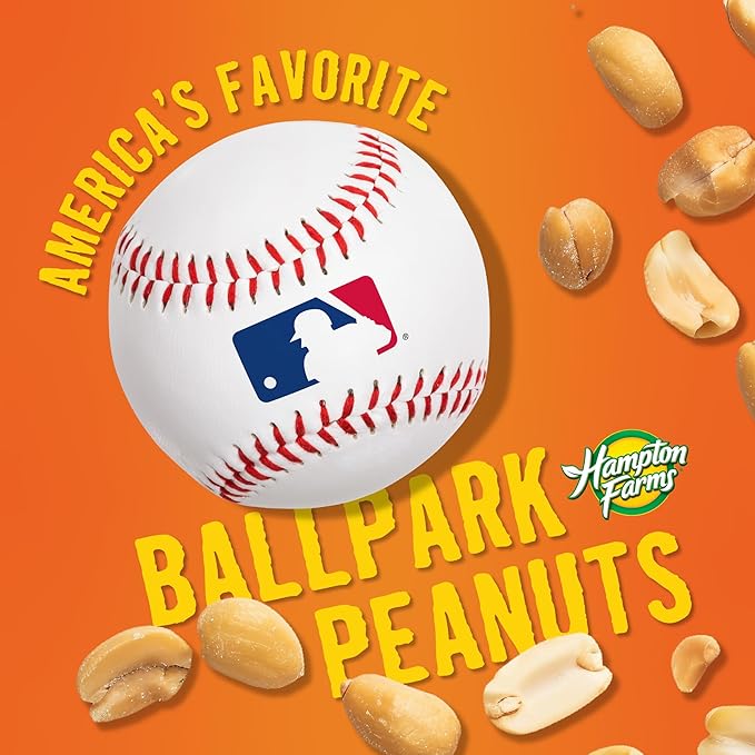 Hampton Farms - Super Extra-Large Sweet Honey Roasted Peanuts – 40 oz Resealable Bag – Crunchy Glazed Snack for Charcuterie Boards Lunches &amp Sweet-Salty Cravings (1 Pack)
