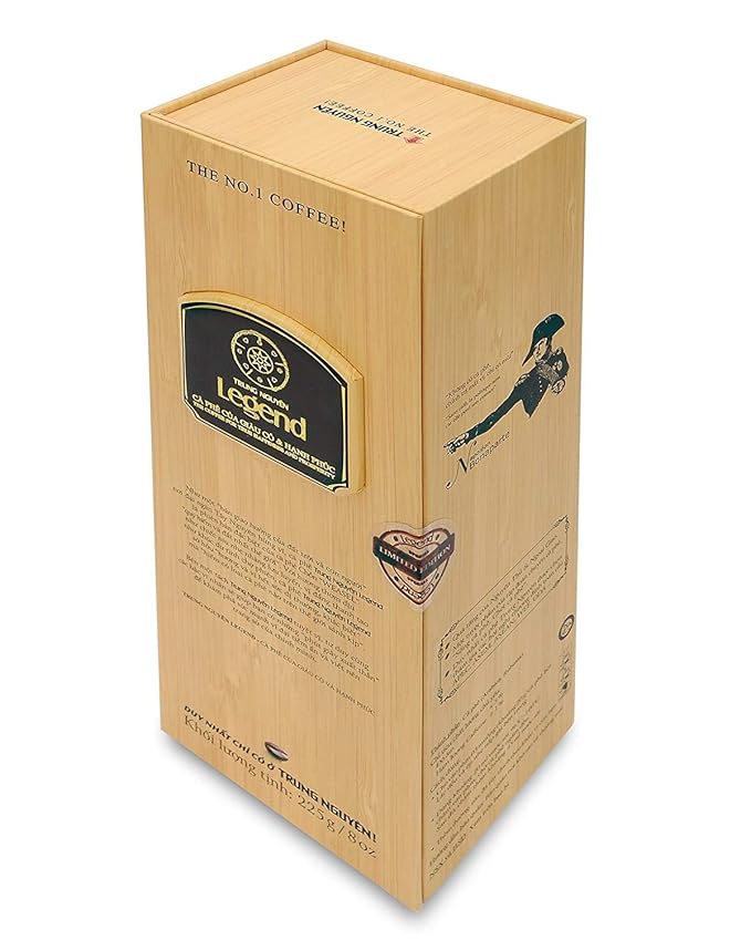 Trung Nguyen Legend Limited and Special Edition Weasel Vietnamese Coffee. Packet of 8.8 Ounce Coffee and Prestigious Present Packing