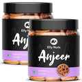 Elly Nuts Dry Fruit Combo Pack of Dried Figs Afghani Anjeer - 250 gms Each Total 500 gms | Anjeer Figs Dry Fruits Anjir (Dried Figs) Dry Fruits [Jar Pack]