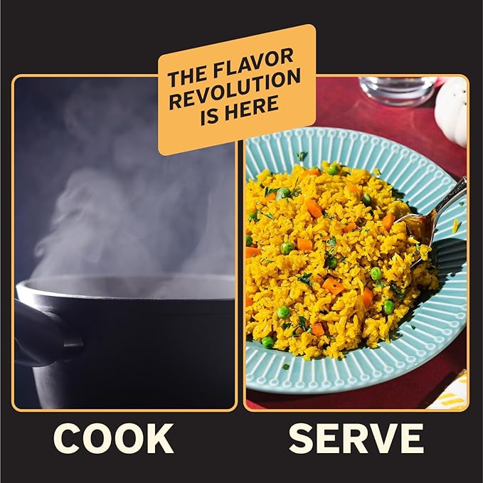 It’s That Simple Turmeric-Infused Rice Blend from It's Skinny 50% Less Carbs Certified Gluten-Free Non-GMO &amp Vegan Cooks in 5 Minutes – 5.29 oz (Pack of 6)