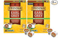 Twinings of London Naturally Decaffeinated Earl Grey Tea 24-Count K-Cups (Pack of 2)