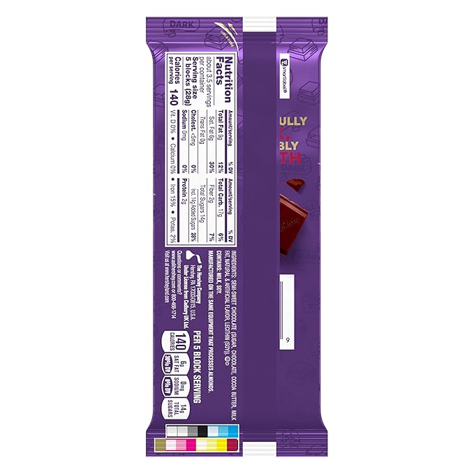 CADBURY ROYAL DARK Dark Chocolate Candy Bars 3.5 oz (14 Count)