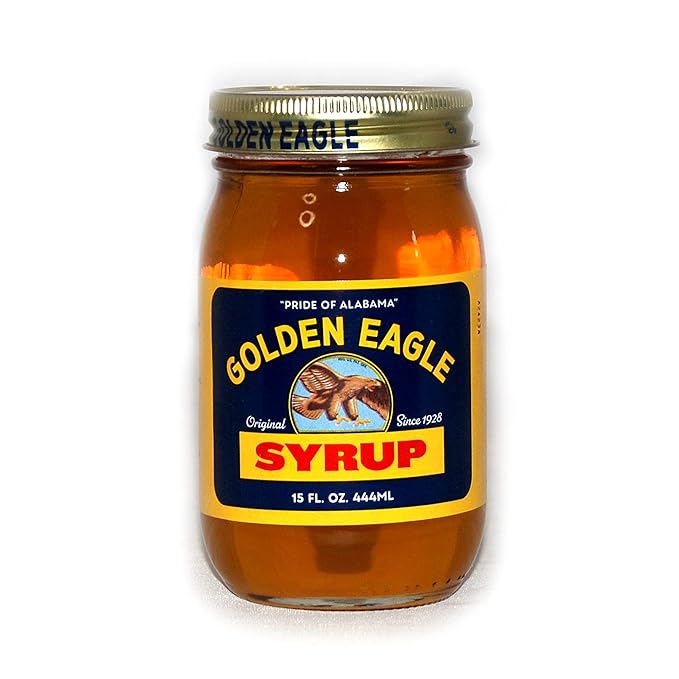 Golden Eagle Syrup Bundle 15 Oz Jars of Golden Eagle Alabama Syrup (Pack of 3)