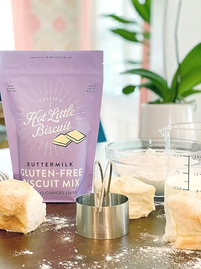 Callie's Hot Little Biscuit Gluten Free Buttermilk Biscuit Mix | Fast Easy Delicious | Southern Recipe | 2 Bags of Gluten Free Biscuit Mix | 13oz per bag | Makes 24 Biscuits