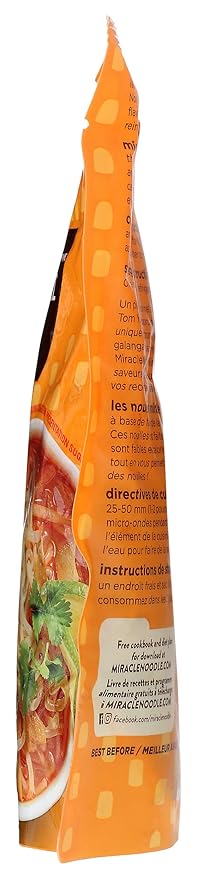 Miracle Noodle Ready To Eat Meal Thai Tom Yum Noodle Soup Gluten Free Vegan 280 Grams (Pack Of 6)