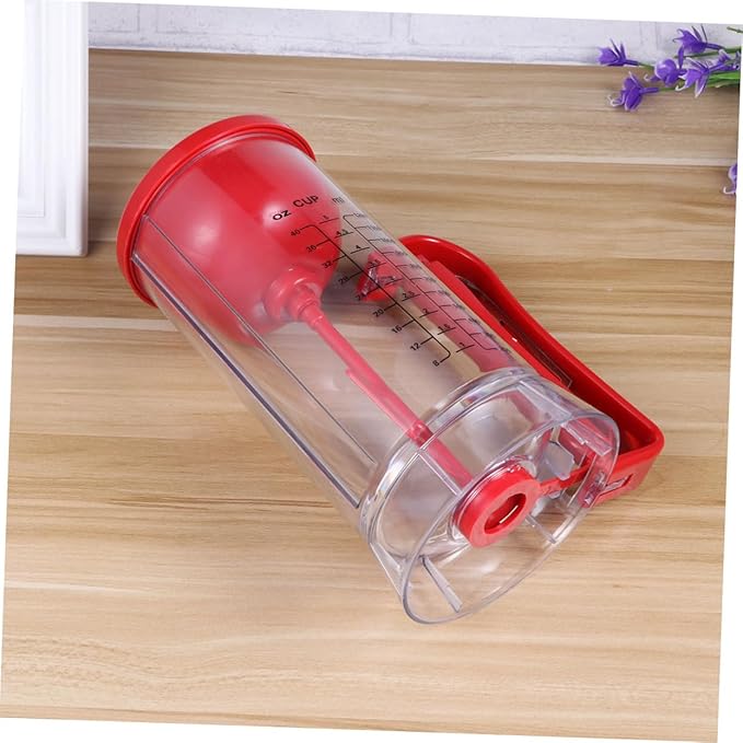 Cabilock Ergonomic Handle Push Button Electric Mixer Pancake Dispenser Non-battery for Baking Grease Separator
