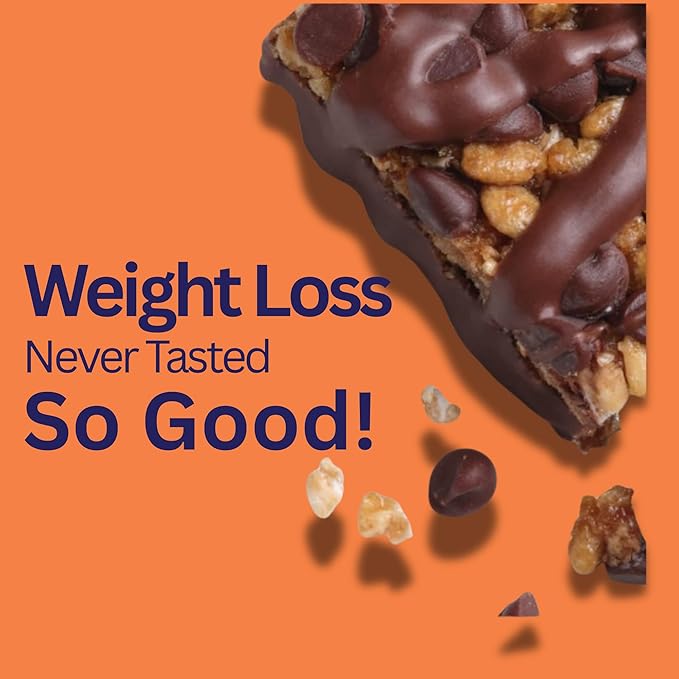 HMR® Protein Bars 24 Count – Double Chocolate Chip &amp Chocolate Peanut Butter | High-Protein Low-Calorie Snack or Dessert | 10g Protein per Bar | Supports Weight Maintenance &amp Healthy Lifestyl