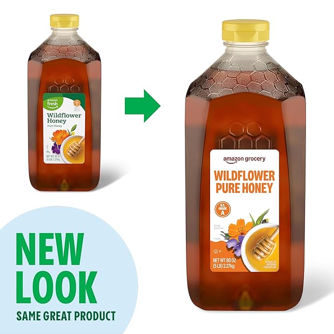 Amazon Grocery Wildflower Pure Honey 80 Oz