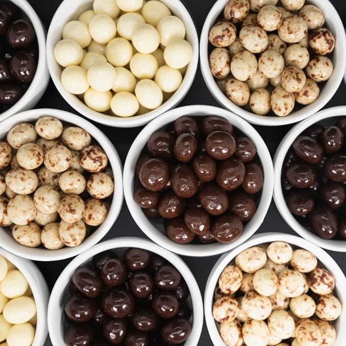 Dilettante Espresso Blend Espresso Beans In Semisweet Milk and White Chocolate 5 Pound