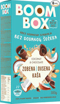 BOOM BOX Coconut Chocolate Oatmeal - 30g - Creamy Coconut with a Hint of Chocolate