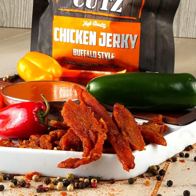 Wicked Cutz Jerky Gift Basket Includes Bacon Jerky Beef Jerky Meat Sticks and Beef Chips | Tender Easy to Chew USA Made High Protein Carnivore Snacks | Unique Gifts for Men (13 Pack)