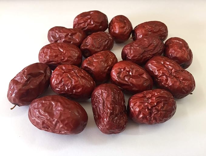 HerbsGreen Hand Selected Jujube Chinese Red Dates Large Size (2lbs.)