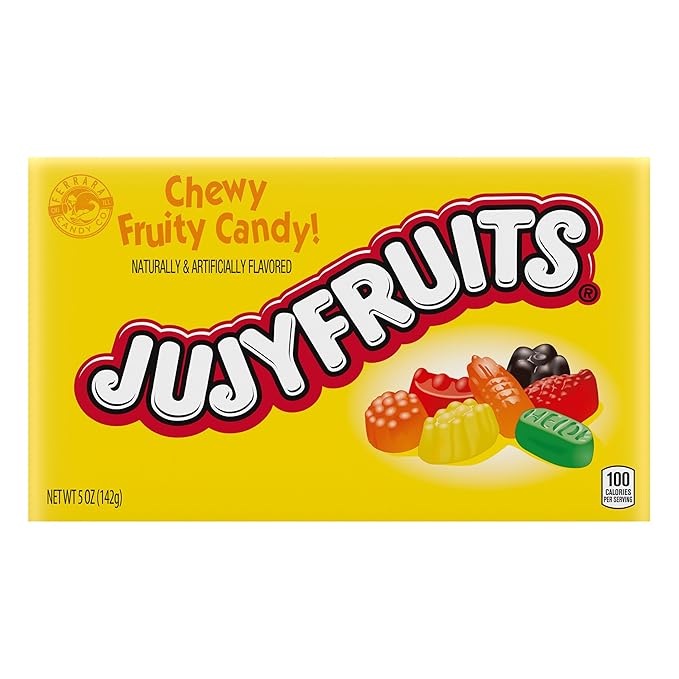 Wonka Jujyfruits Gummy candy Assorted Gummy Candy 5 Ounce Theater Candy Boxes (Pack of 12)